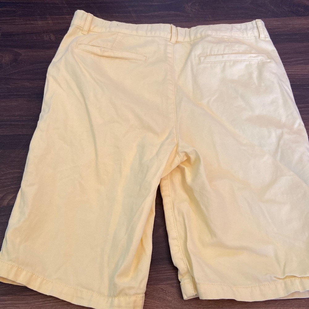 Big Boys Buttercream Yellow Chino Summer Shorts - Picture 6 of 7